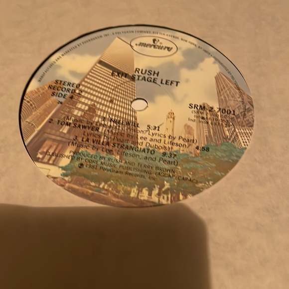 Rush exit stage left LP vinyl record albums 2 discs 1981 - Picture 12 of 16